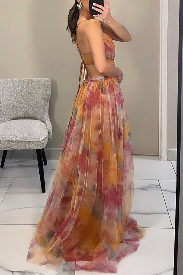 Christina™ | Wunderschönes Maxikleid mit floralem Muster