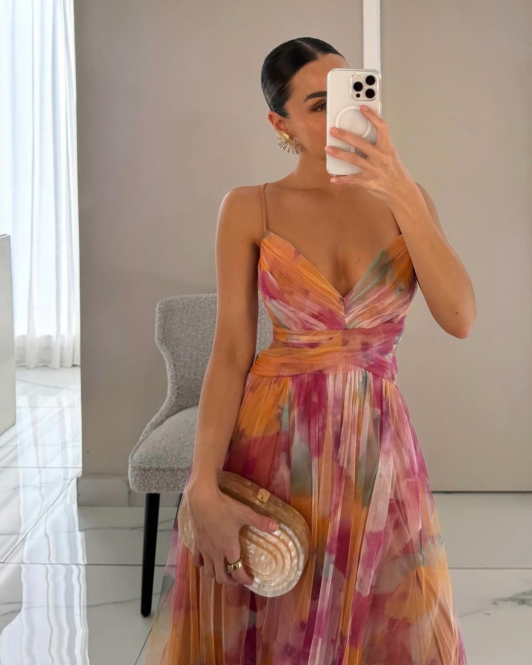 Christina™ | Wunderschönes Maxikleid mit floralem Muster