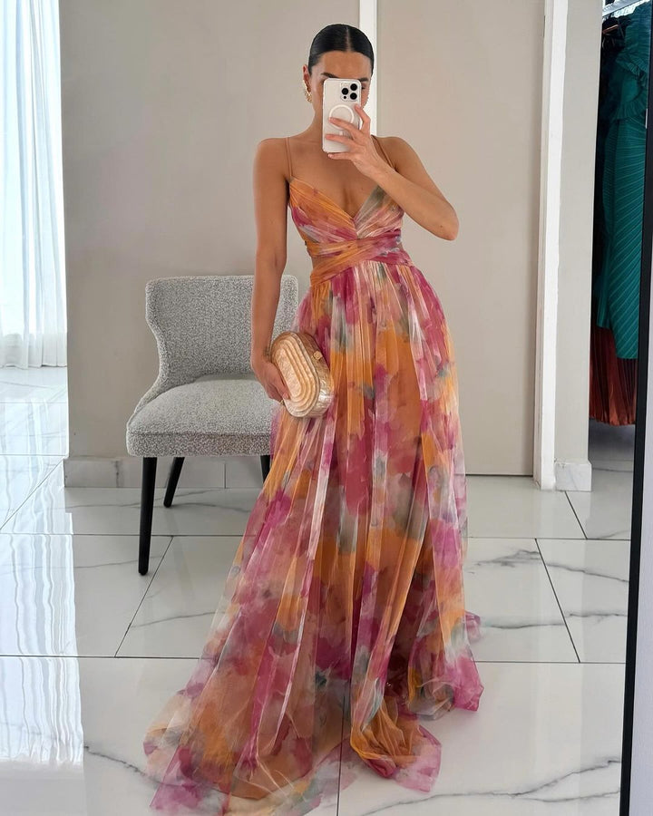 Christina™ | Wunderschönes Maxikleid mit floralem Muster