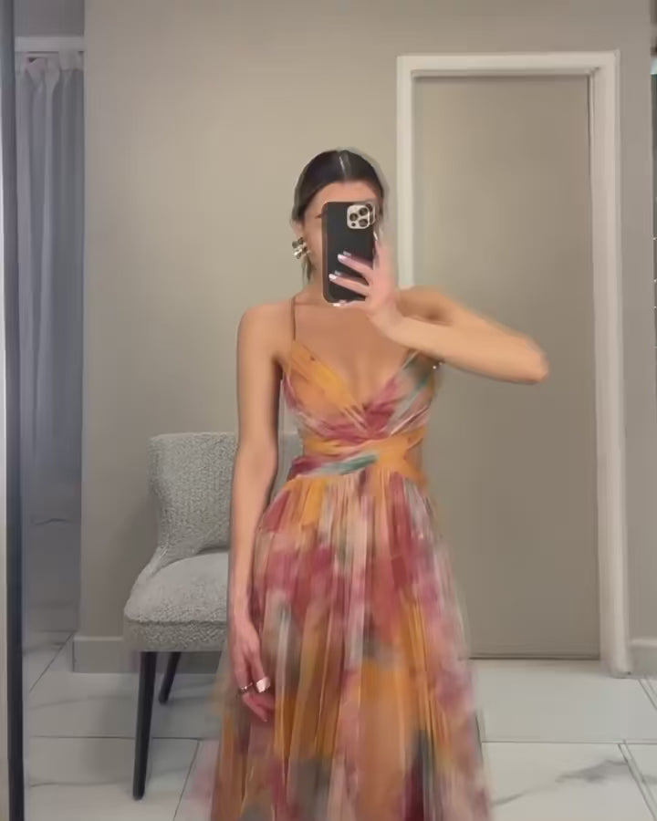 Christina™ | Wunderschönes Maxikleid mit floralem Muster